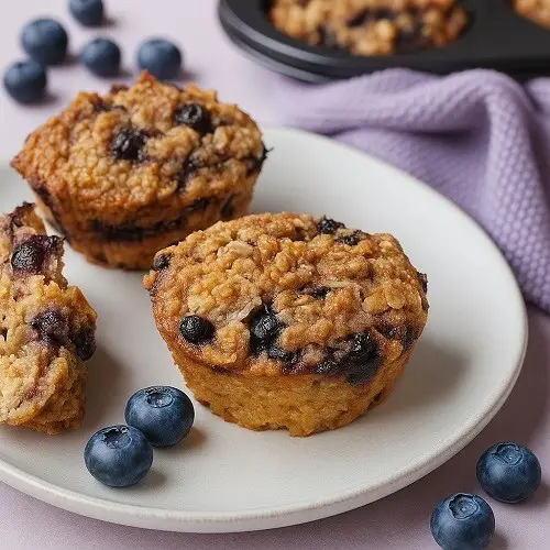 Haferflocken Blaubeer Muffins🧁🫐