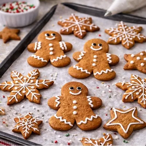 FunCakes Gingerbread Backmischung: Saftige Gingerbread Cookies – einfach & perfekt für die Weihnachtsbäckerei