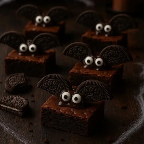 Fudgy Fledermaus-Brownies