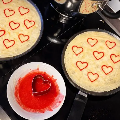 Herzli-Omeletten zum Valentinstag