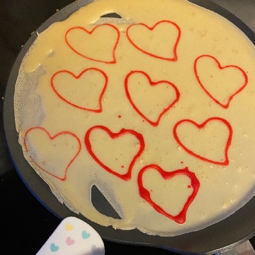 Herzli-Omeletten zum Valentinstag