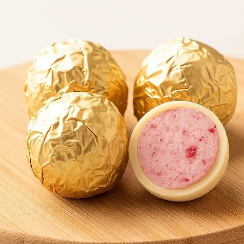 Himbeer-Pralinen mit weisser Schokolade – Süsse Verführung im Mini-Format