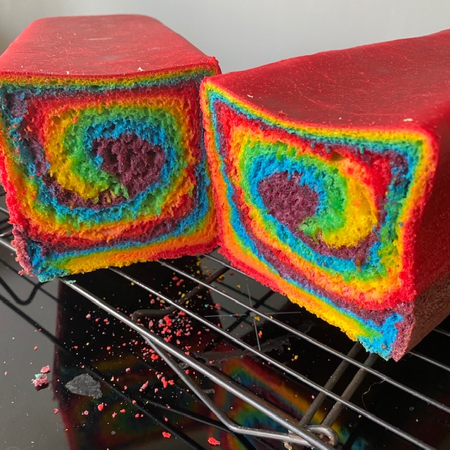 Rainbow Toast Bread