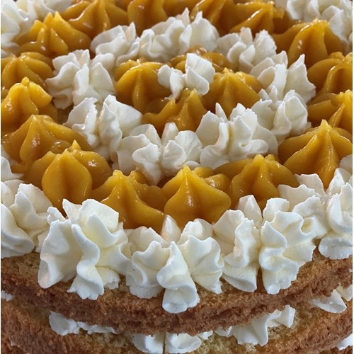 Die perfekte Tortenfüllung mit Mango, Passionsfrucht & Mascarpone