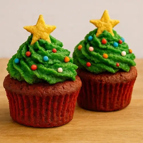 Red Velvet Cupcakes mit Cream Cheese Frosting