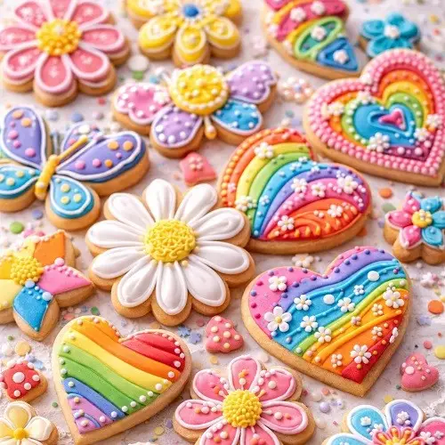 FunCakes Royal Icing Eiweiss Spritzglasur Mix: perfekte Glasur zum Dekorieren von Keksen