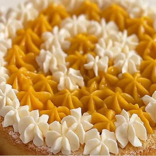 Die perfekte Tortenfüllung mit Mango, Passionsfrucht & Mascarpone